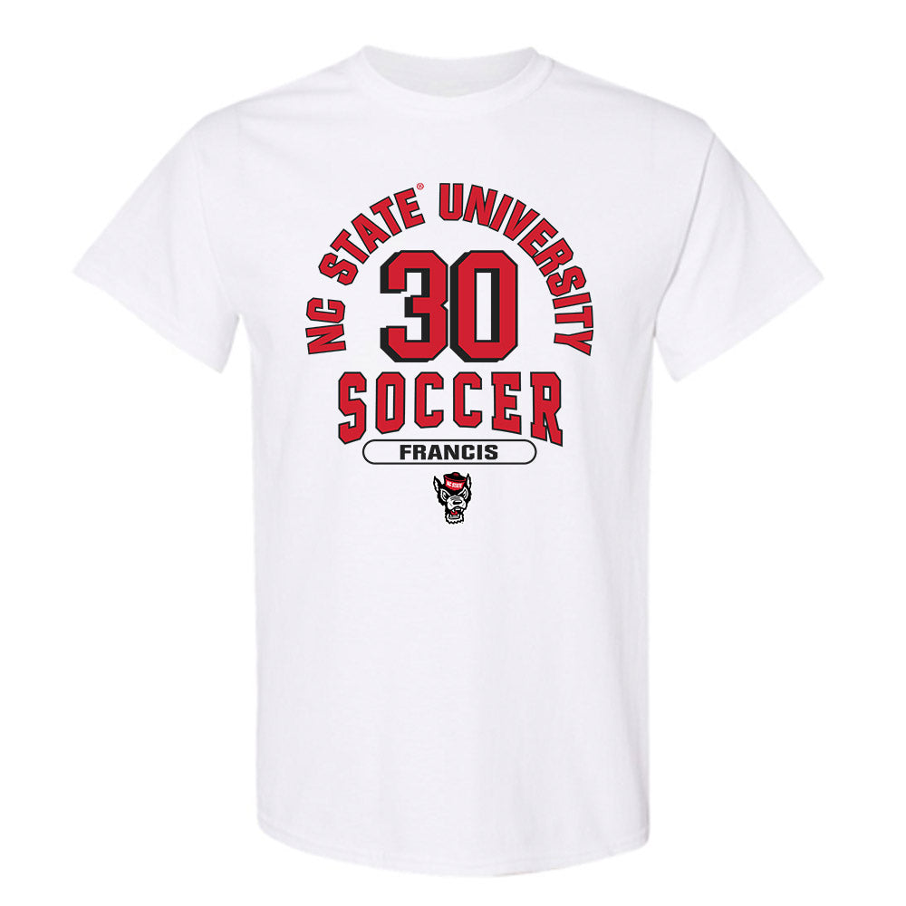 NC State - NCAA Men's Soccer : Maddux Francis - Classic Shersey T-Shirt-0
