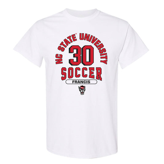 NC State - NCAA Men's Soccer : Maddux Francis - Classic Shersey T-Shirt-0