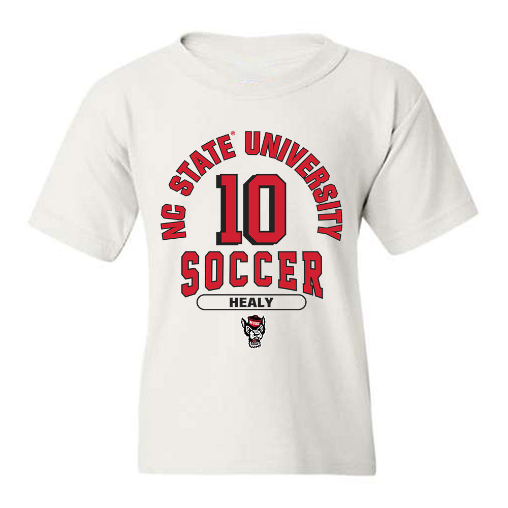 NC State - NCAA Men's Soccer : Taig Healy - Classic Shersey Youth T-Shirt-0