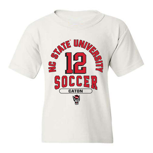 NC State - NCAA Men's Soccer : Tyler Caton - Classic Shersey Youth T-Shirt-0