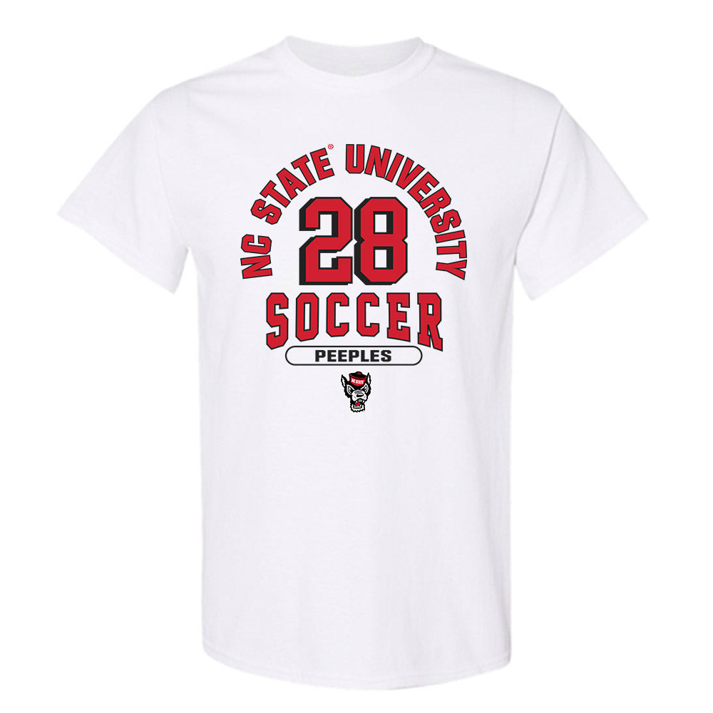 NC State - NCAA Men's Soccer : Brendan Peeples - Classic Shersey T-Shirt-0