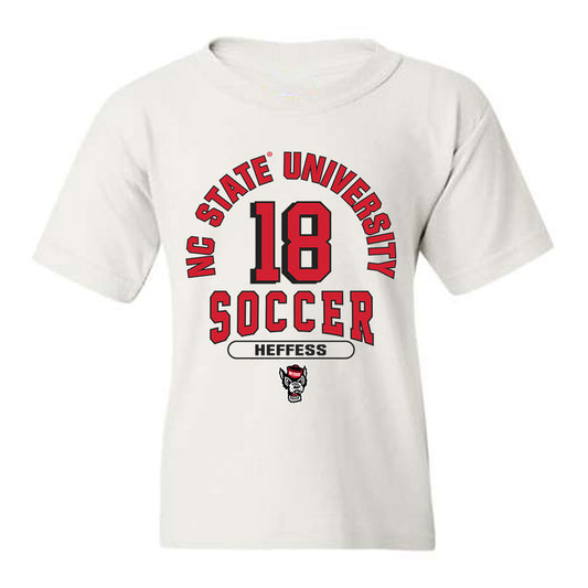 NC State - NCAA Men's Soccer : Isaac Heffess - Classic Shersey Youth T-Shirt