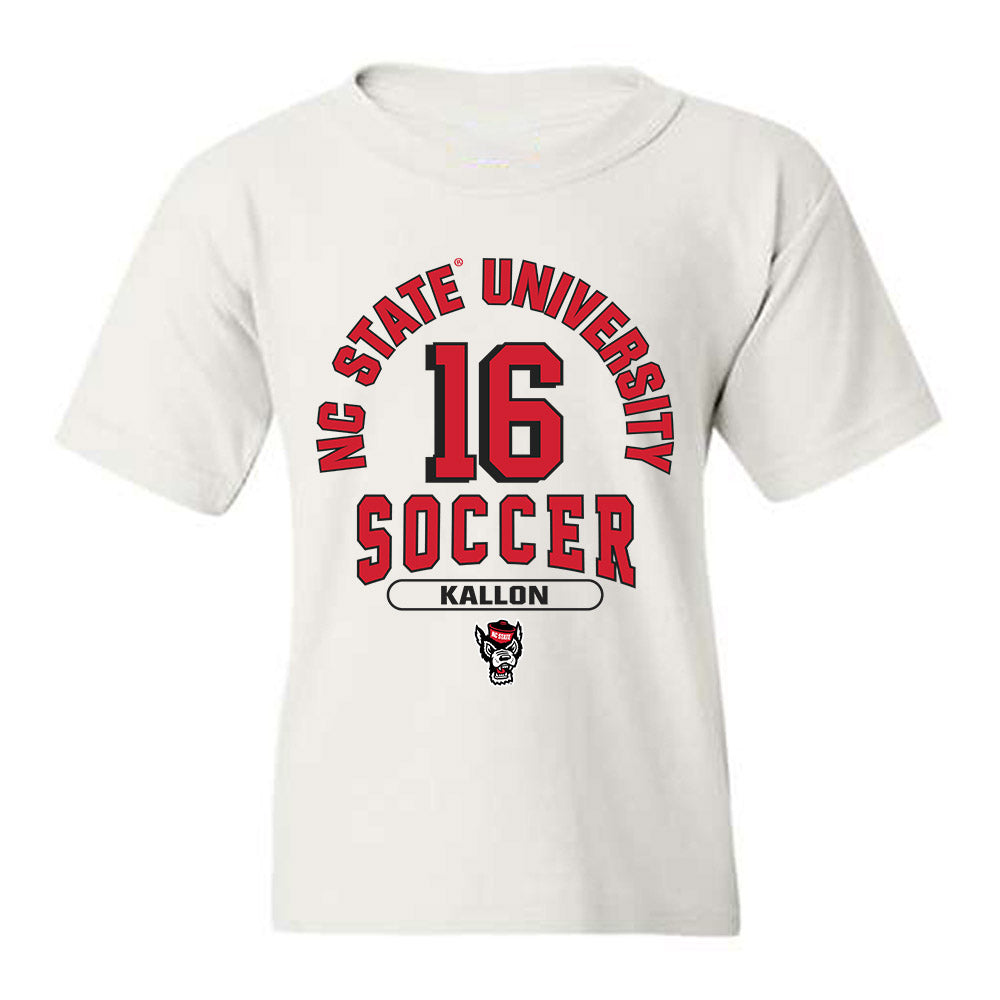 NC State - NCAA Men's Soccer : Mohamed Kallon - Classic Shersey Youth T-Shirt-0