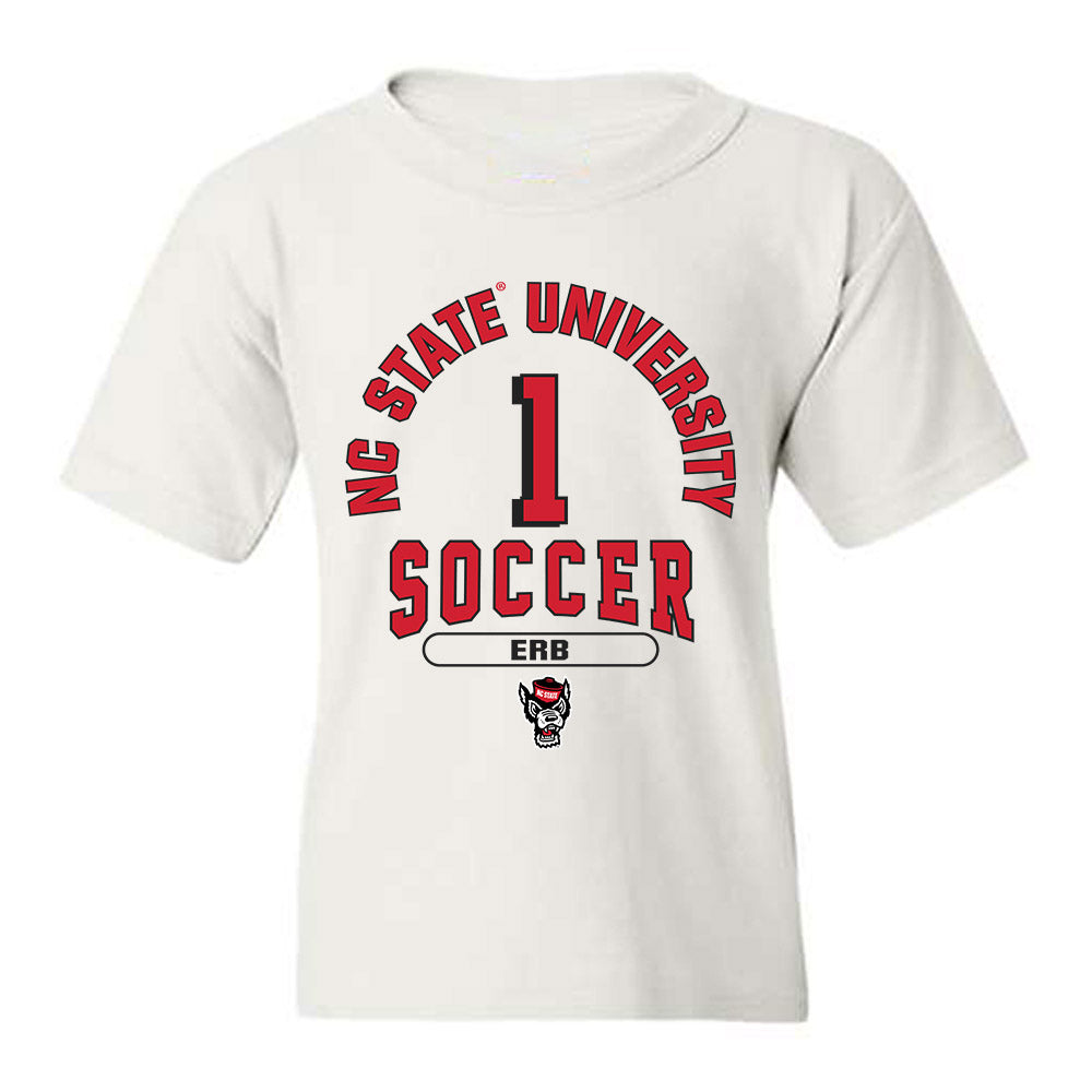 NC State - NCAA Men's Soccer : Logan Erb - Classic Shersey Youth T-Shirt-0
