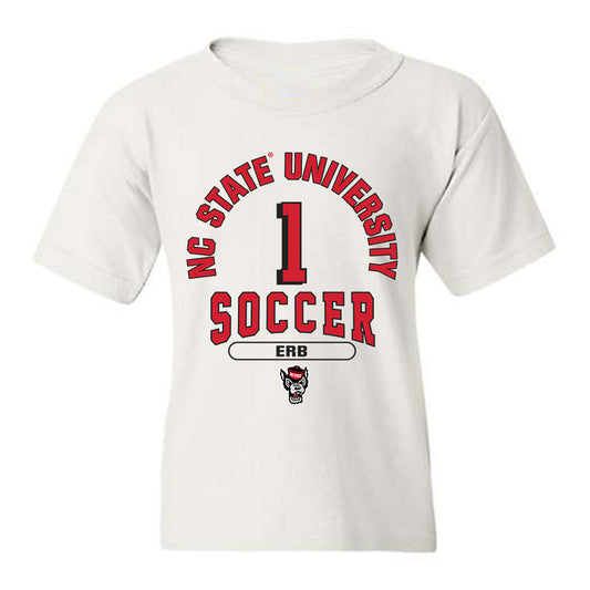 NC State - NCAA Men's Soccer : Logan Erb - Classic Shersey Youth T-Shirt-0