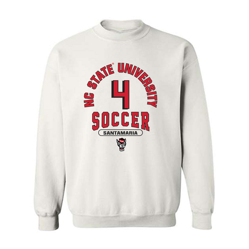NC State - NCAA Men's Soccer : Carlos Santamaria - Classic Shersey Crewneck Sweatshirt-0