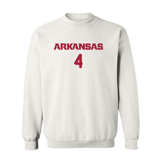 Arkansas - NCAA Women's Soccer : Presley Marvil - Replica Shersey Crewneck Sweatshirt-0