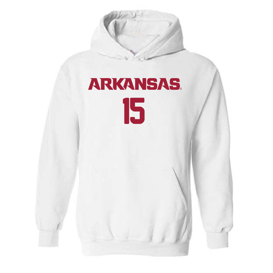 Arkansas - NCAA Women's Soccer : Sabrina Jones - Hooded Sweatshirt