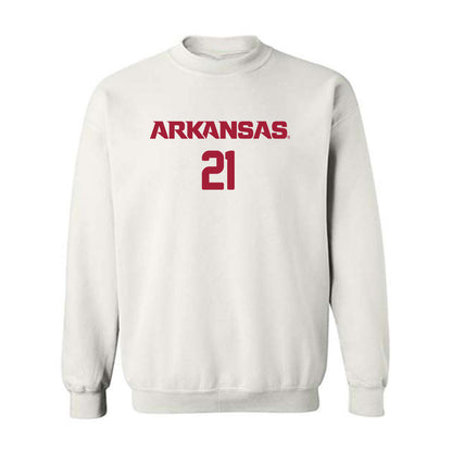 Arkansas - NCAA Women's Soccer : Molly Teed - Replica Shersey Crewneck Sweatshirt-0