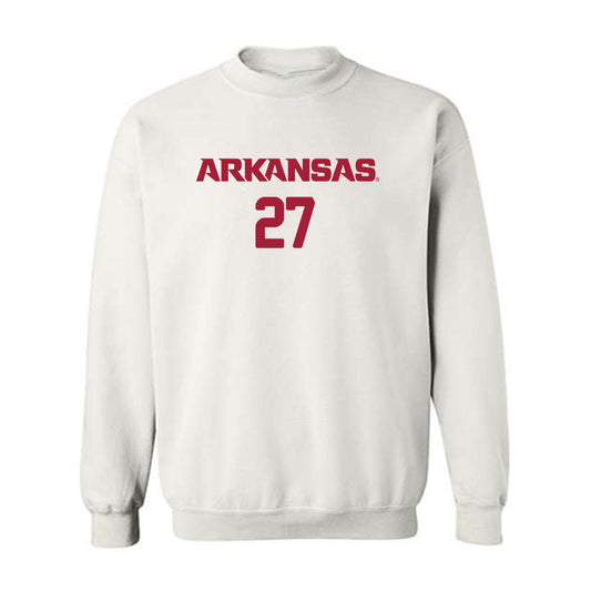 Arkansas - NCAA Women's Soccer : Dejionee Anderson - Replica Shersey Crewneck Sweatshirt