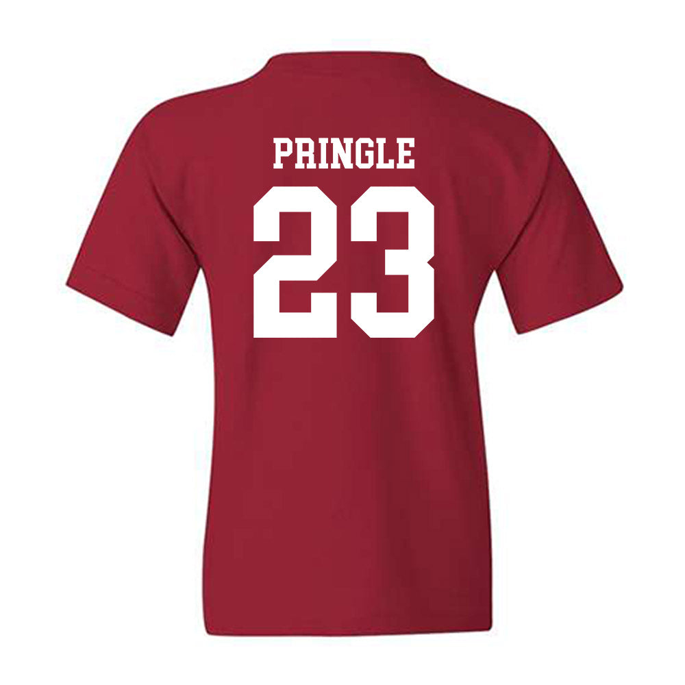 Arkansas - NCAA Men's Basketball : Nick Pringle - Classic Shersey Youth T-Shirt-1
