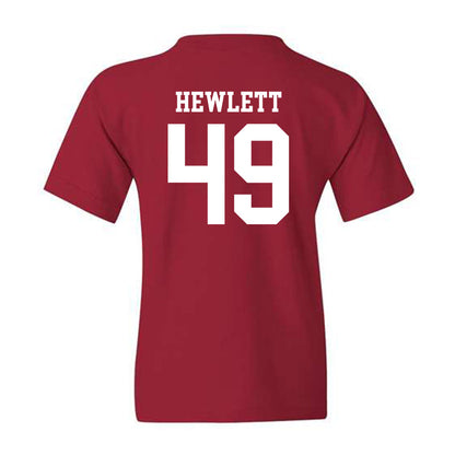 Arkansas - NCAA Baseball : Stone Hewlett - Classic Shersey Youth T-Shirt