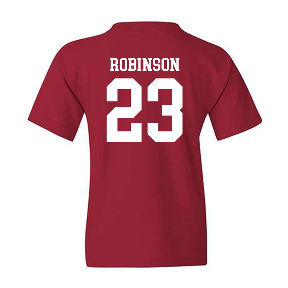 Arkansas - NCAA Women's Basketball : Emily Robinson - Classic Shersey Youth T-Shirt-1