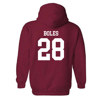 Arkansas - NCAA Baseball : Carson Boles - Classic Shersey Hooded Sweatshirt