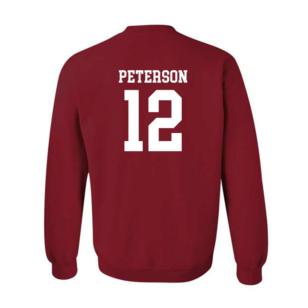 Arkansas - NCAA Baseball : Elliott Peterson - Classic Shersey Crewneck Sweatshirt-1