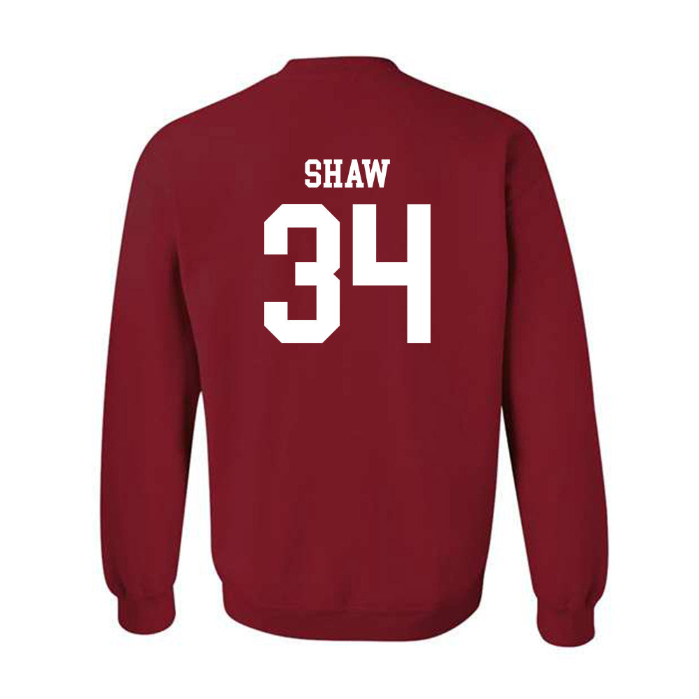 Arkansas - NCAA Football : Jabrae Shaw - Classic Shersey Crewneck Sweatshirt-1