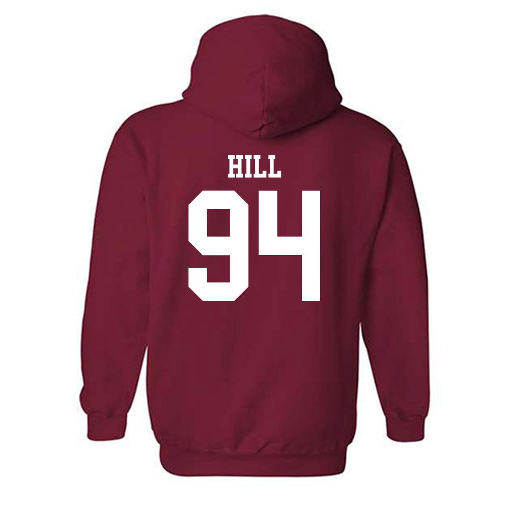 Arkansas - NCAA Football : Jon Hill - Classic Shersey Hooded Sweatshirt