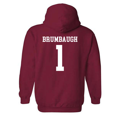 Arkansas - NCAA Baseball : Carson Brumbaugh - Classic Shersey Hooded Sweatshirt-1