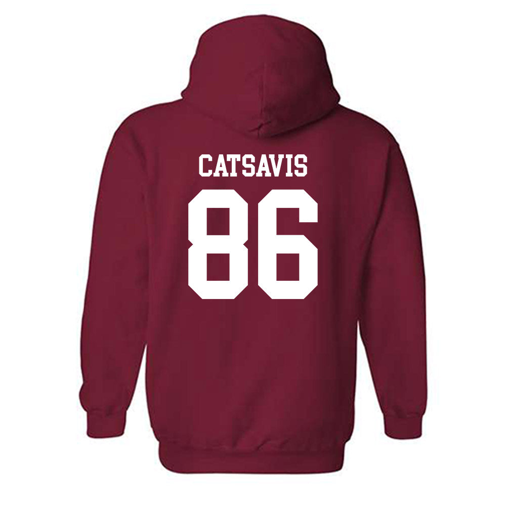 Arkansas - NCAA Football : Walker Catsavis - Classic Shersey Hooded Sweatshirt