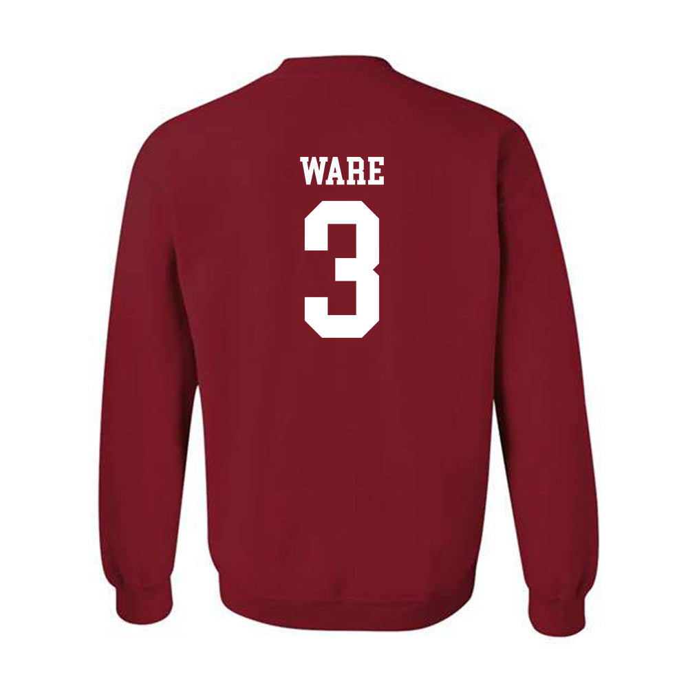 Arkansas - NCAA Women's Basketball : Harmonie Ware - Classic Shersey Crewneck Sweatshirt-1