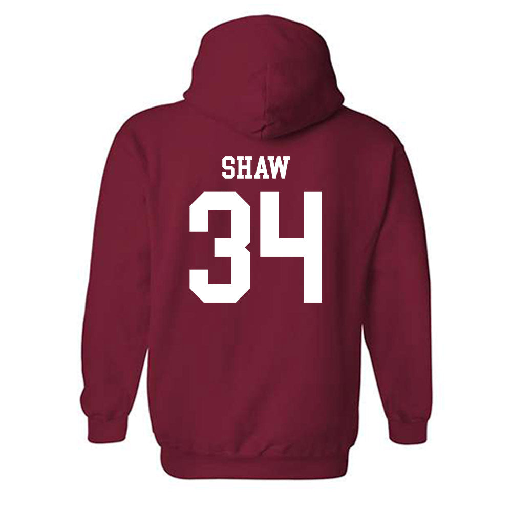 Arkansas - NCAA Football : Jabrae Shaw - Classic Shersey Hooded Sweatshirt-1