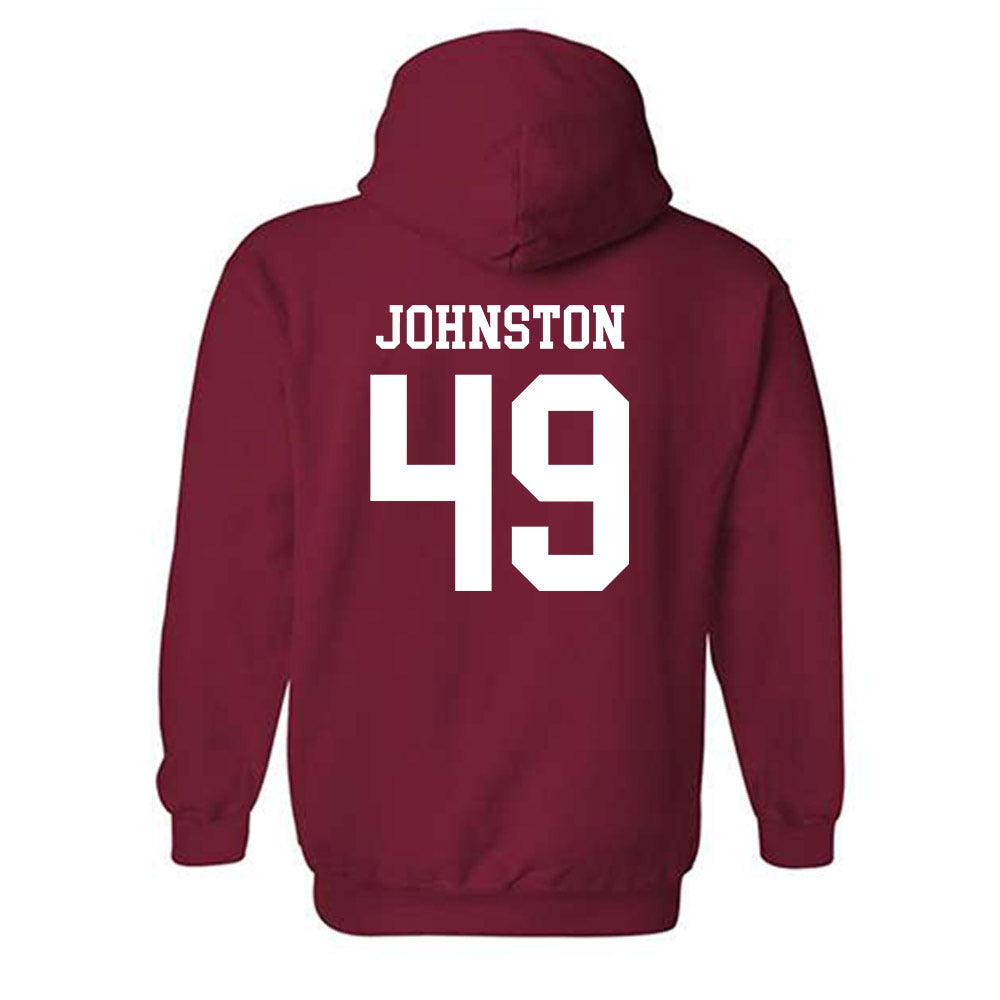 Arkansas - NCAA Football : Luke Johnston - Classic Shersey Hooded Sweatshirt