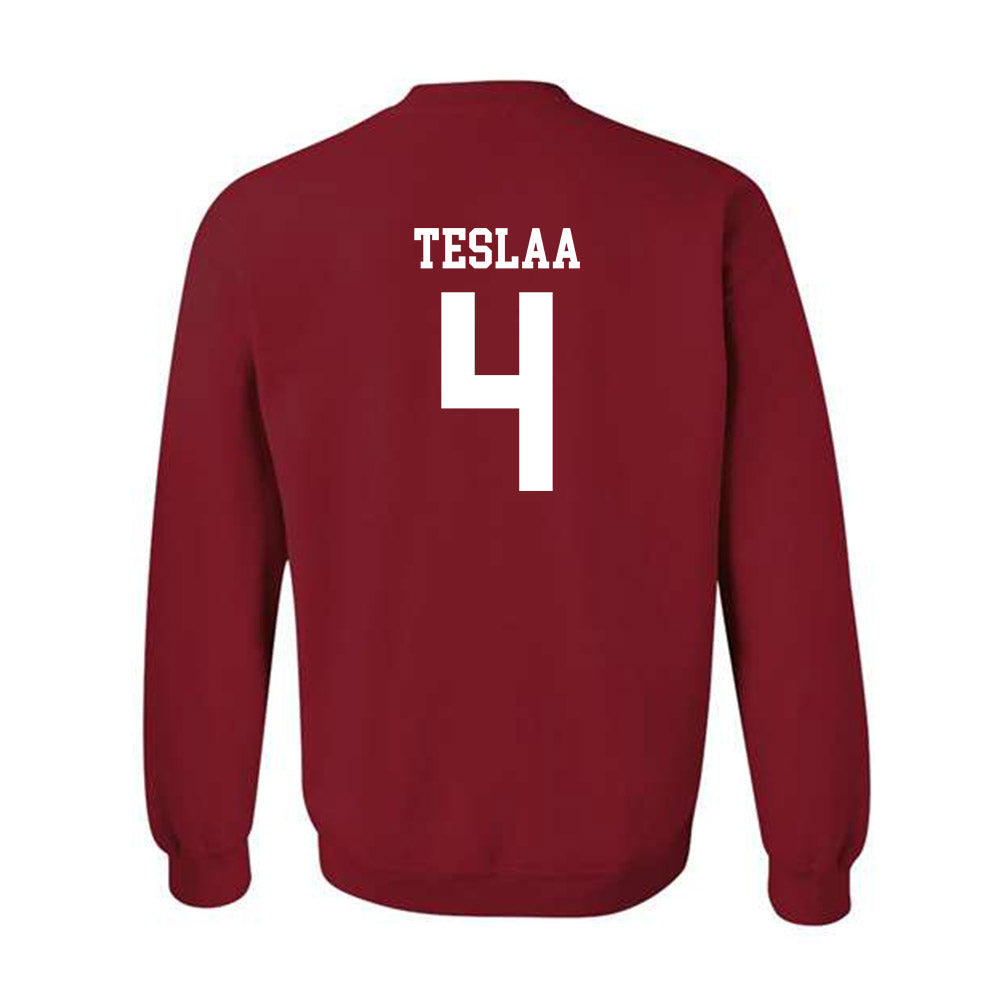 Arkansas - NCAA Football : Isaac TeSlaa - Classic Shersey Crewneck Sweatshirt