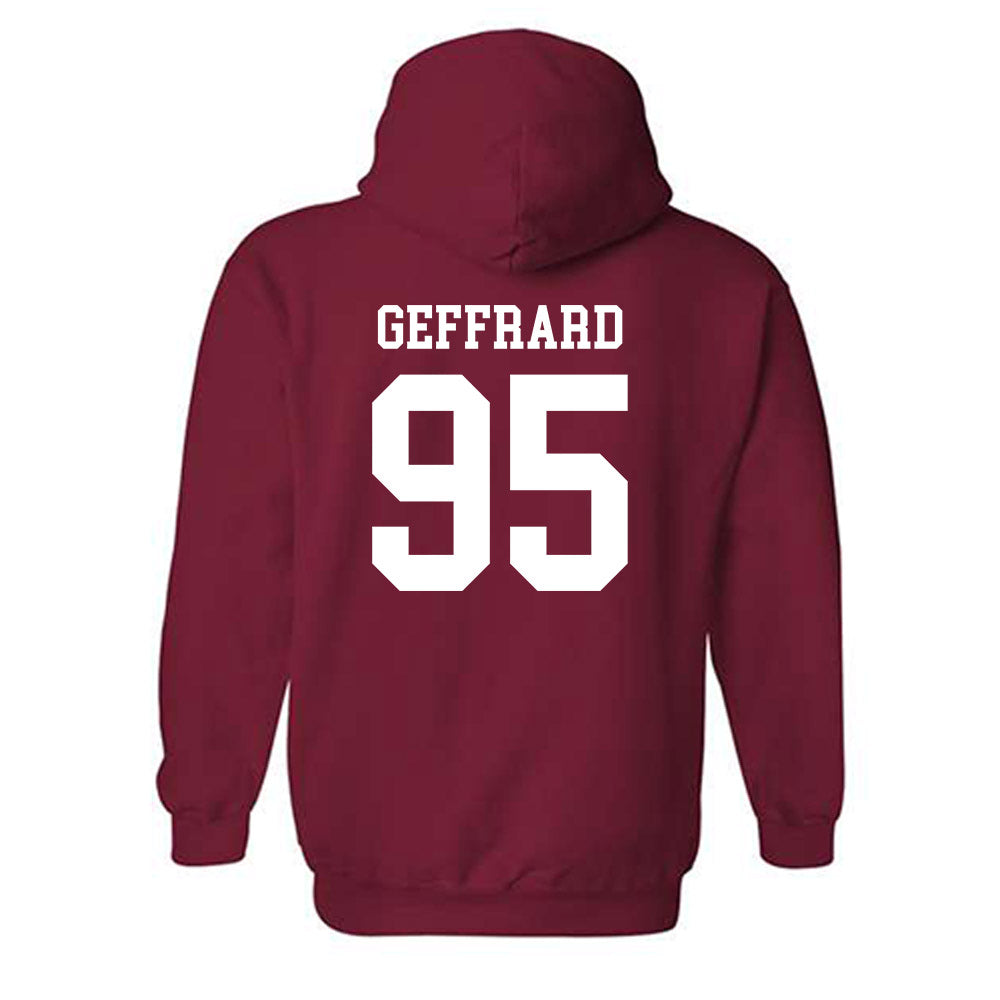 Arkansas - NCAA Football : Ian Geffrard - Classic Shersey Hooded Sweatshirt