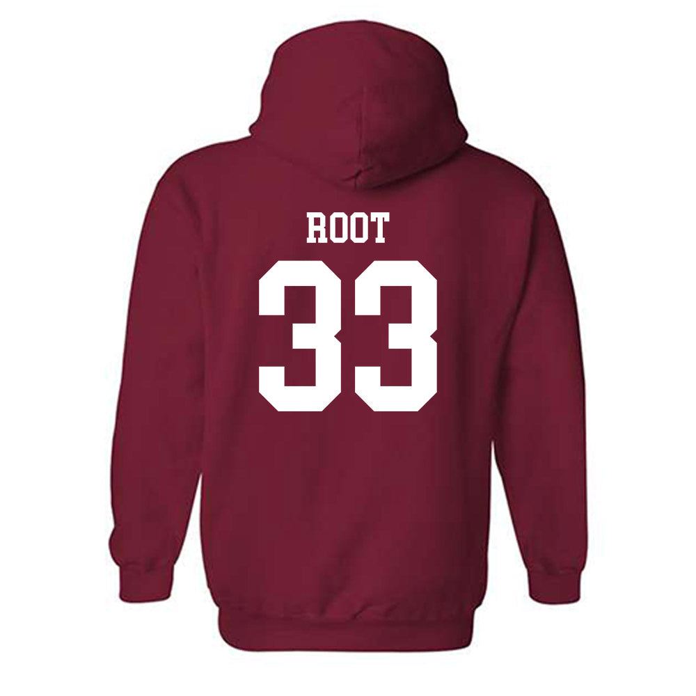Arkansas - NCAA Baseball : Zach Root - Classic Shersey Hooded Sweatshirt-1