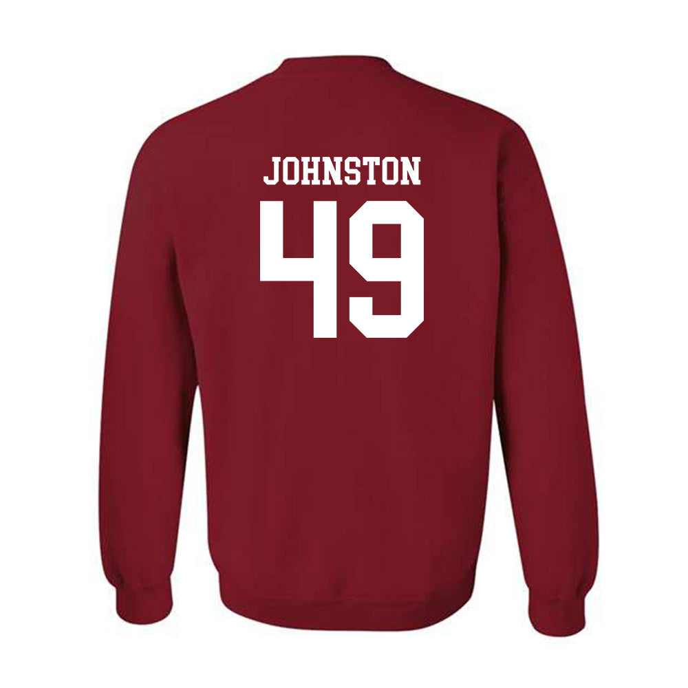 Arkansas - NCAA Football : Luke Johnston - Classic Shersey Crewneck Sweatshirt