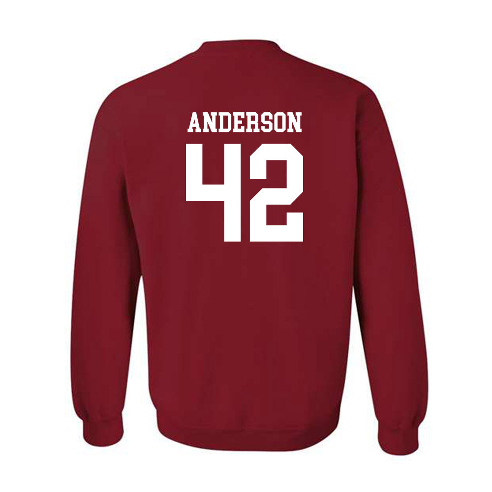 Arkansas - NCAA Baseball : Michael Anderson - Classic Shersey Crewneck Sweatshirt-1