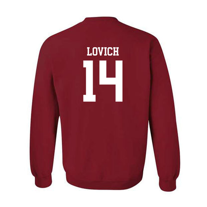 Arkansas - NCAA Baseball : Ross Lovich - Classic Shersey Crewneck Sweatshirt