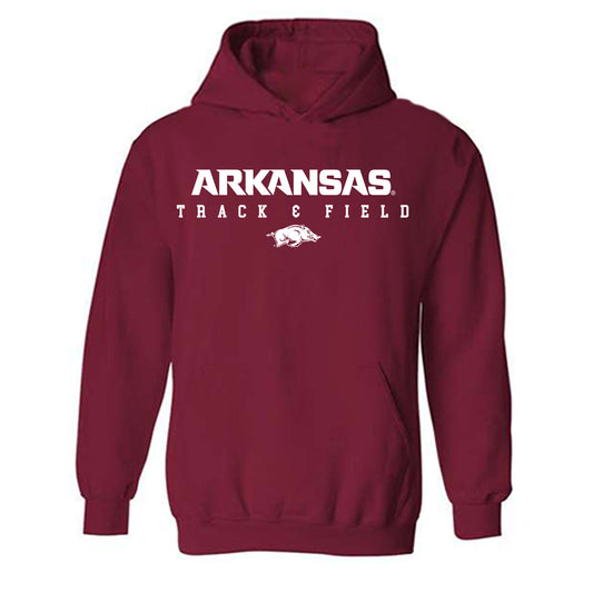 Arkansas - NCAA Men's Track & Field (Outdoor) : Apalos Edwards - Hooded Sweatshirt Classic Shersey
