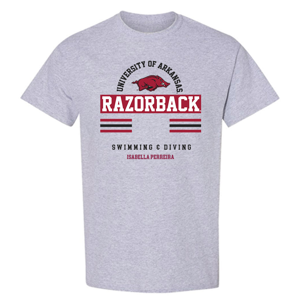 Arkansas - NCAA Women's Swimming & Diving : Isabella Perreira - Classic Fashion Shersey T-Shirt-0