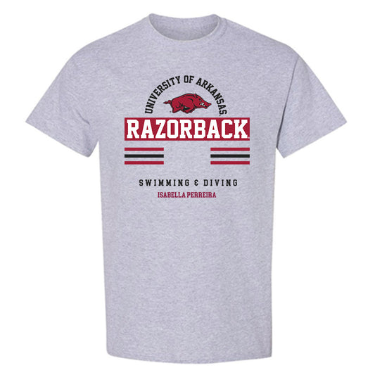 Arkansas - NCAA Women's Swimming & Diving : Isabella Perreira - Classic Fashion Shersey T-Shirt-0