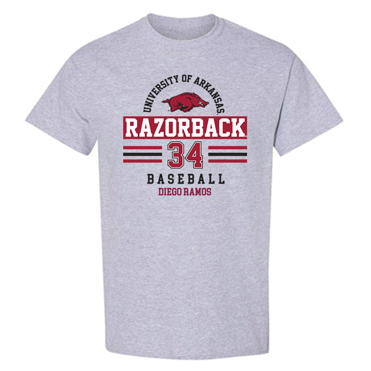 Arkansas - NCAA Baseball : Diego Ramos - Classic Fashion Shersey T-Shirt