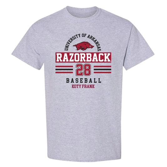 Arkansas - NCAA Baseball : Koty Frank - Classic Fashion Shersey T-Shirt