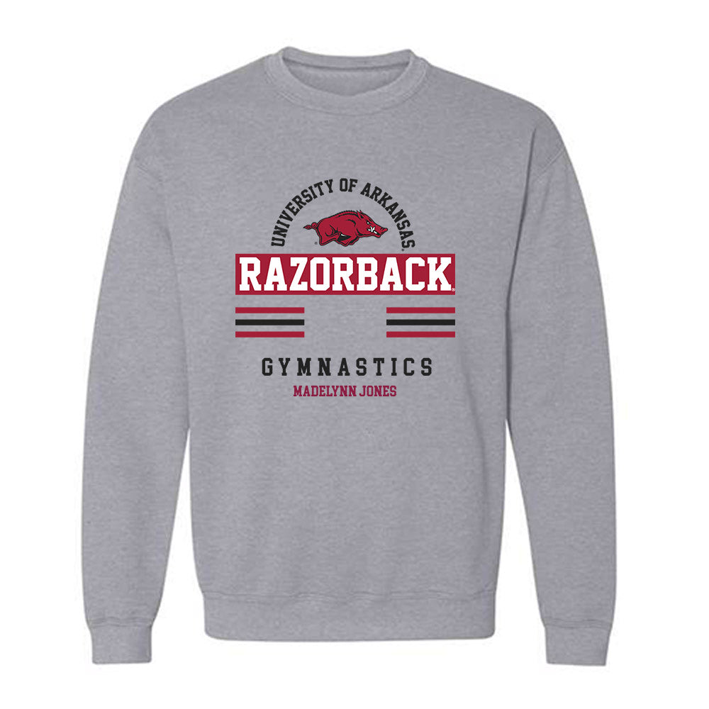 Arkansas - NCAA Women's Gymnastics : Madelynn Jones - Classic Fashion Shersey Crewneck Sweatshirt