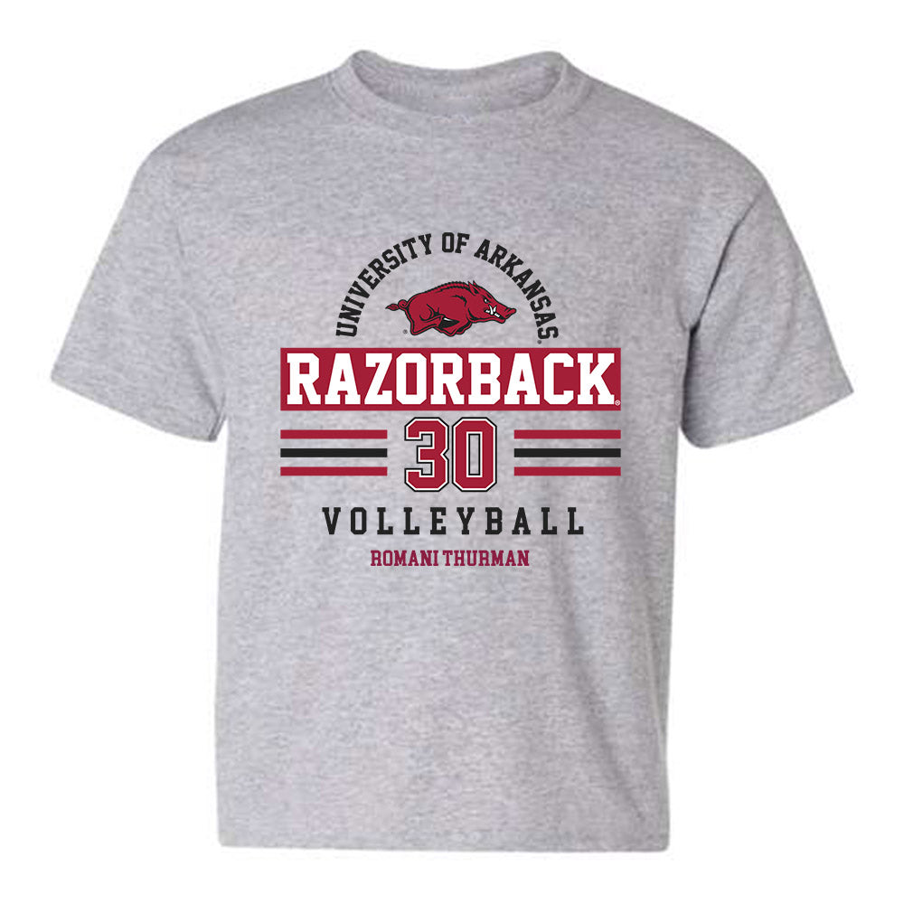 Arkansas - NCAA Women's Volleyball : Romani Thurman - Classic Fashion Shersey Youth T-Shirt