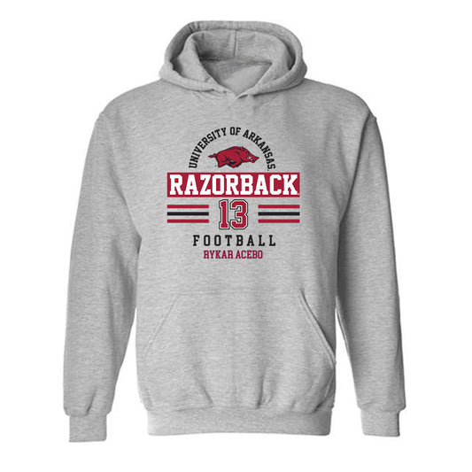 Arkansas - NCAA Football : Rykar Acebo - Classic Fashion Shersey Hooded Sweatshirt