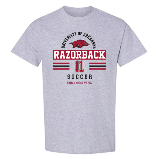 Arkansas - NCAA Women's Soccer : Aniyah Nurse Whyte - Classic Fashion Shersey T-Shirt-0