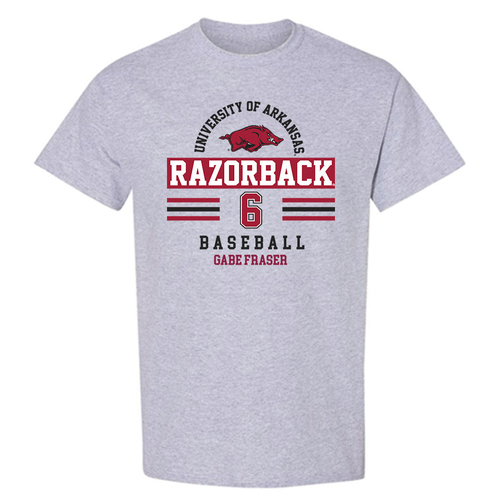Arkansas - NCAA Baseball : Gabe Fraser - Classic Fashion Shersey T-Shirt