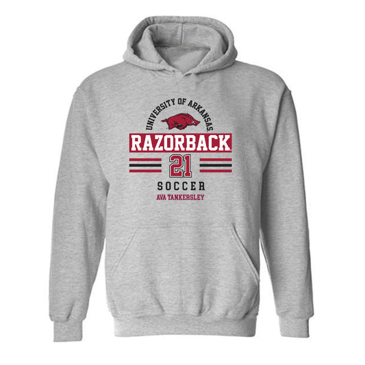 Arkansas - NCAA Women's Soccer : Ava Tankersley - Classic Fashion Shersey Hooded Sweatshirt