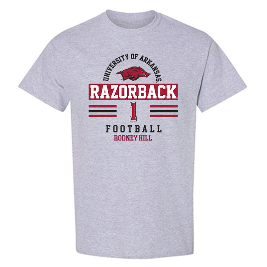 Arkansas - NCAA Football : Rodney Hill - Classic Fashion Shersey T-Shirt-0