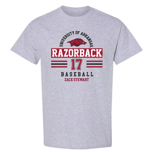 Arkansas - NCAA Baseball : Zack Stewart - Classic Fashion Shersey T-Shirt-0