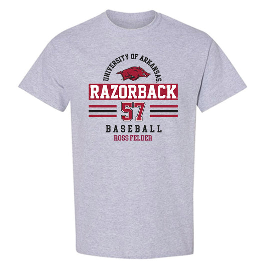 Arkansas - NCAA Baseball : Ross Felder - Classic Fashion Shersey T-Shirt-0