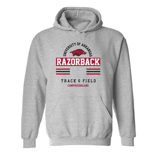 Arkansas - NCAA Women's Track & Field : camryn Kirkland - Classic Fashion Shersey Hooded Sweatshirt