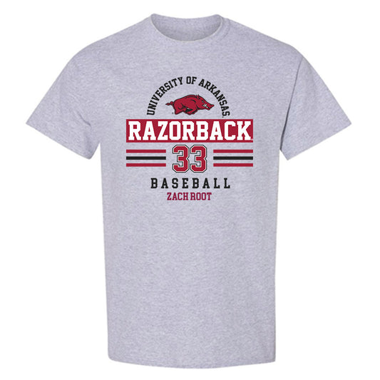 Arkansas - NCAA Baseball : Zach Root - Classic Fashion Shersey T-Shirt-0
