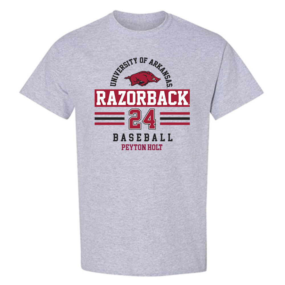 Arkansas - NCAA Baseball : Peyton Holt - Classic Fashion Shersey T-Shirt