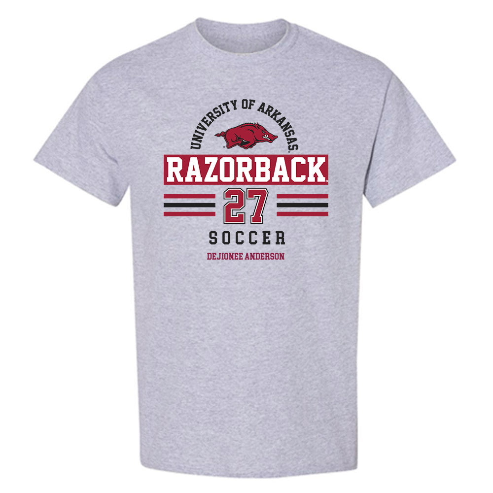 Arkansas - NCAA Women's Soccer : Dejionee Anderson - Classic Fashion Shersey T-Shirt